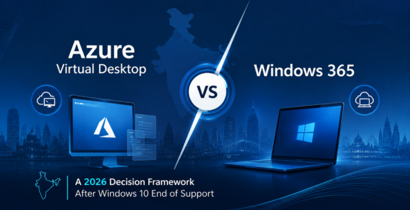 Azure Virtual Desktop vs Windows 365 architecture comparison